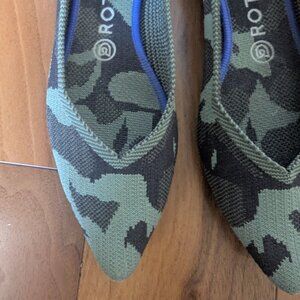 Rothy's "The Point" Green Camo size 9